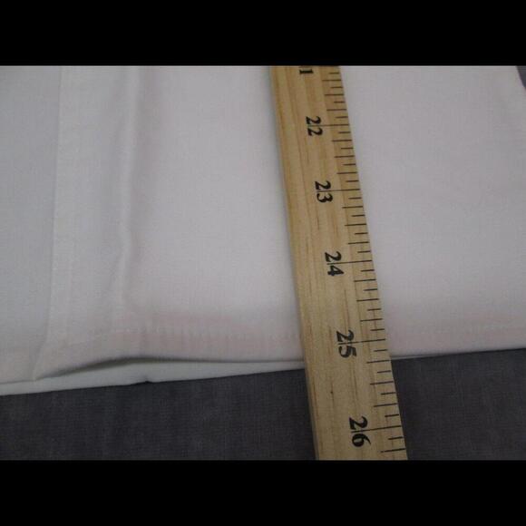 Utility Girl Womens Natural White Uniform Medical Nurse Scrub Top Size M - Picture 10 of 12